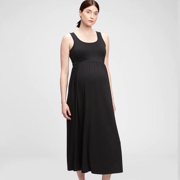 GAP MATERNITY Scoopneck Maxi Dress, Small - Picture 5 of 5